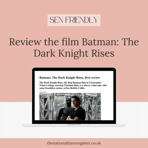 Review the film Batman: The Dark Knight Rises