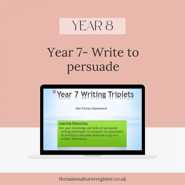 Year 7- Write to persuade